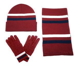 <span class=keywords><strong>Ensemble</strong></span> <span class=keywords><strong>bonnet</strong></span>, gants et écharpe tricotés <span class=keywords><strong>pour</strong></span> <span class=keywords><strong>homme</strong></span>, personnalisés, à rayures brodées, en acrylique, <span class=keywords><strong>pour</strong></span> l'extérieur, <span class=keywords><strong>pour</strong></span> l'hiver, à prix abordable - Product Image 4