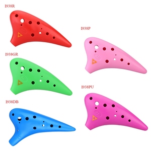 Instrument de musique en plastique 12 trous Ocarina Flute Alto C avec <span class=keywords><strong>partition</strong></span> de musique pour mélomane et débutant - Product Image 6