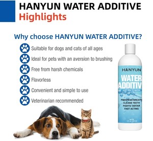 Producto de limpieza para mascotas HANYUN, cuidado Dental, enjuague bucal para <span class=keywords><strong>perros</strong></span> y gatos, previene la sequedad bucal, ayuda <span class=keywords><strong>a</strong></span> limpiar los dientes y refrescar el aliento - Product Image 2