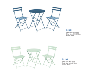 <strong>Cheap</strong> Outdoor Garden Wedding Event French <strong>Folding</strong> Metal Camping Picnic Metal Bistro <strong>Folding</strong> <strong>Chair</strong> - Set of 2 - Product Image 2