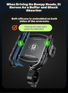 Support de téléphone pour guidon de moto Kewig, <span class=keywords><strong>prix</strong></span> d'usine, libération en un clic, moto, vélo, scooter, support de téléphone portable - Product Image 4