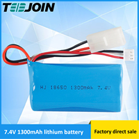 Baterai 18650 3.7v 1300mah Pengisi Daya Baterai Lithium 18650 Bahan Lithium 18650 Paket Baterai Lithium Isi Ulang