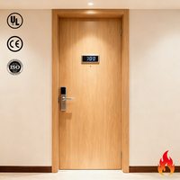 Puerta Acabada en Madera Sólida BST, Insonorizada, Impermeable e Ignífuga, Moderna, para Hotel, Apartamento, Dormitorio, Exterior, Supermercado, Hospital