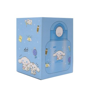 Botella de agua para niños Kuromi, 350 ml, de plástico reutilizable, con correa y tapa con cierre - Product Image 5