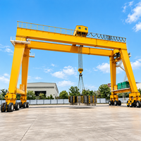 Grue portique à double poutre 175t avec variateur de fréquence et télécommande pour les aires de transfert ferroviaires