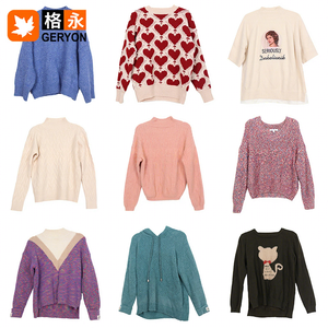 Pulls d'hiver vintage Geryon pour femmes, lots de pulls d'<span class=keywords><strong>occasion</strong></span> propres, balles de vêtements d'exportation - Product Image 1