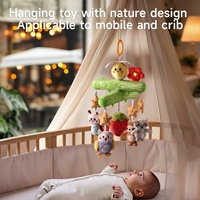 Tumama enfants en peluche jouets suspendus oiseaux animaux Nature Design sensoriel berceau jouet pour bébé Mobile 360 degrés rotatif jouets suspendus