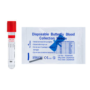 إبرة فراشة لسحب الدم مقاس 23 جرام، مجموعة إبر لجمع الدم للكلاب والخيول والأرانب والقطط - Product Image 4