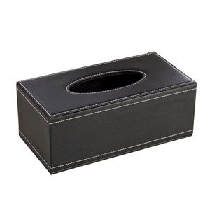 Porta Servilletas Rectangular de Cuero de Oveja Suave, Clásico, Elegante y Moderno - Product Image 1