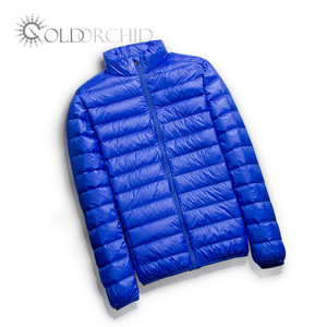 Vestes en plumes de canard, légères et chaudes, <span class=keywords><strong>bon</strong></span> marché, avec logo personnalisé, <span class=keywords><strong>manteau</strong></span> à capuche noir en nylon pour hommes - Product Image 4