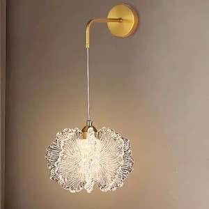Luminaire suspendu rond de style français, crème, LED E26, commande par interrupteur, pour la maison, la chambre à coucher, l'entrée - Product Image 3