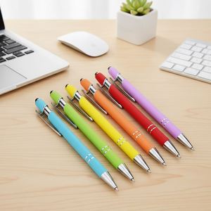 Nouveau stylet pour écrans tactiles, stylo à bille, stylet à toucher doux, stylo à bille en métal - Product Image 2