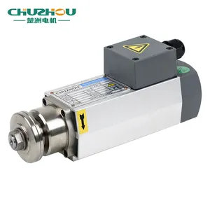 0.75kw 220V Square Air-Cooled single phase Spindle Motor For CNC Router Milling Machine