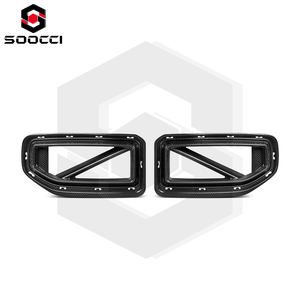 Grille améliorée en fibre de carbone sèche style SQ pour BMW G87 M2 Coupé Grille de radiateur avant Splitter Double <span class=keywords><strong>Kidney</strong></span> Bumper Lip Grill - Product Image 4