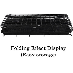 Jaula y Transportadora Plegable para Perros de Doble Puerta, Diseño Moderno y Simple, Ecológica, de Alta Calidad, con Bandeja de Plástico y Marco de Acero Inoxidable, Diseño Impermeable - Product Image 6