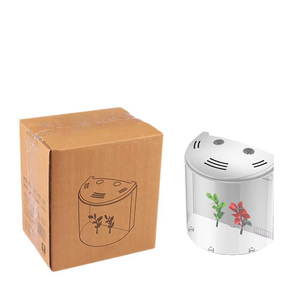 Petit <span class=keywords><strong>aquarium</strong></span> en acrylique <span class=keywords><strong>pour</strong></span> le salon, mini <span class=keywords><strong>aquarium</strong></span> <span class=keywords><strong>pour</strong></span> poissons rouges, filtre intégré, sans fonction de chauffage, garantie de 2 ans, série ATS - Product Image 6