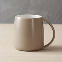 Mug en porcelaine mate de 8, 12, 14, 16 onces, grande capacité, gravure au laser, tasse à café créative, personnalisation du logo, compatible lave-vaisselle et micro-ondes
