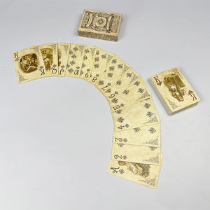 ไพ่มาตรฐานเยอรมันสีดำคอร์กระดาษคลับไพ่โป๊กเกอร์เคลือบพลาสติกชนิดพิเศษ - Product Image 2