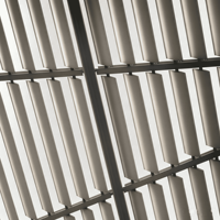 Volet en aluminium extérieur sur mesure, résistant à la chaleur et aux UV, pour la décoration murale, la ventilation et le revêtement de façade