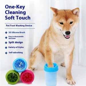 MOMOLAND - Taza Automática Ecológica para <span class=keywords><strong>Lavar</strong></span> Patas de <span class=keywords><strong>Perros</strong></span>, Plástico, 200 ml, Dispositivo Moderno para la Limpieza y el Aseo de Mascotas, Baño y Cepillado al Aire Libre - Product Image 1