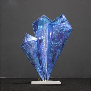 Đạo Cụ Đồ Trang Trí Cột Pha Lê Sáng Tạo Đèn LED Phong Cách Pha Lê Đám Cưới Đường Phố Chữ T - Product Image 2