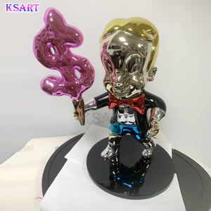 Escultura Decorativa de <span class=keywords><strong>Alec</strong></span> <span class=keywords><strong>Monopoly</strong></span> en Resina, Decoración de Interiores, Electrochapada - Product Image 2