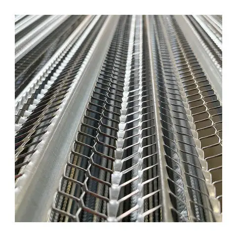 Vật liệu xây dựng nhà sản xuất gi60 kim loại sườn lath cao gân ván khuôn được sử dụng trong trần, tường và cột thạch cao hoạt động