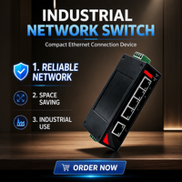 Switch Ethernet industriel non géré 16 ports DIN-Rail 10/100Base-T sans ventilateur en métal IP30 robuste pour environnements difficiles