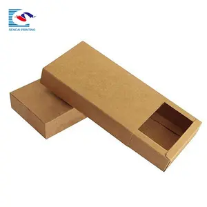 Fabrik lieferant custom logo socke kraft papier box mit PVC fenster