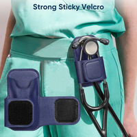 Usine PU cuir médical boîte à outils stéthoscope hanche Clip support taille ceinture stéthoscope sac de rangement infirmière cadeaux accessoires
