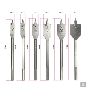 ดอกสว่านปลายแบนคาร์ไบด์ Apex Hex Shank ขนาด 6/8/5 มม. ผลิตจากเหล็กเพชรเชื่อมสุญญากาศ สำหรับเจาะไม้ - Product Image 4