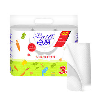 Vendita calda 2 strati goffrati trapuntati più spessi asciugamani da cucina carta carta da cucina per la pulizia dell'olio personalizzata - Product Image 3