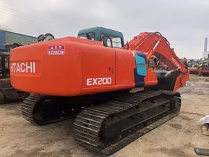 รถขุดตีนตะขาบฮิตาชิ EX200 ขนาด 20 ตัน พร้อมบุ้งกี๋ขุดดิน อุปกรณ์ก่อสร้างมือสอง - Product Image 5