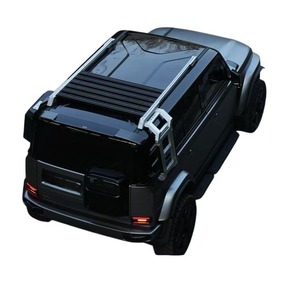 For Simone Aluminum Roof Rack Side <b>Ladder</b> Storage Box for Chery iCaur V23 Mecha Style Exterior Modification Kit Set - Product Image 4