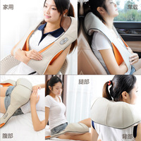 Masseur électrique chauffant Shiatsu pour le cou et les épaules avec fonctions de pétrissage et de tapotement, masseur dorsal