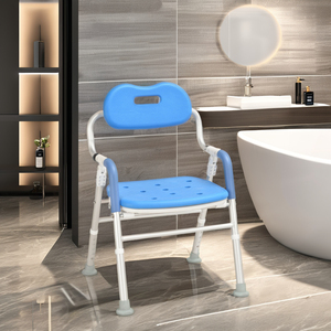Vente directe usine : Chaise de douche et de toilette pour personnes âgées, siège bariatrique avec support bras et dossier, équipement de sécurité pour la maison et l'hôpital, meilleur prix - Product Image 5