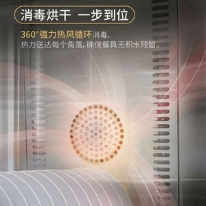 ตู้ฆ่าเชื้อสเตนเลสสตีลแบบประตูเดียว/สองประตู ยี่ห้อ <span class=keywords><strong>Meichu</strong></span> ระบบหมุนเวียนลมร้อนอุณหภูมิสูง ความจุขนาดใหญ่ - Product Image 2