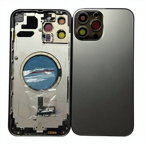 Carcasa Trasera con Garantía de 12 Meses para iPhone 12 Pro 13 Pro, Aleación de Aluminio, Anillo Magnético, Ranura para Tarjetas, Botones de Volumen - Product Image 1