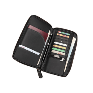 Portadocumenti da Viaggio Vintage in Pelle PU con Protezione RFID, Portafoglio Organizzatore per Viaggi - Product Image 2