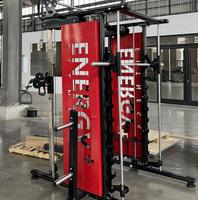 Estación de Dominadas Multigrip de Alta Resistencia Comercial, Jaula para Sentadillas, Equipo de Gimnasio para Entrenamiento de Fuerza en Centros de Fitness