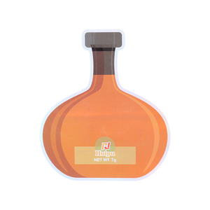 Kostenlose Probe gestanzte unregelmäßige Druck verschluss speziell geformte Kunststoff kinder sichere Mylar-Packs 3,5g benutzer definierte Beutel Verpackung - Product Image 3