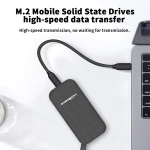 USB 3.1 untuk MSATA SSD casing Solid State Disk Mini eksternal SSD kotak Model baru - Product Image 2