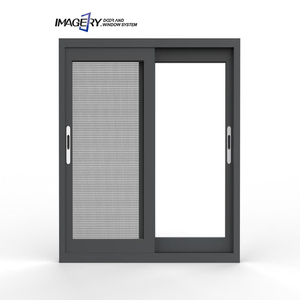 Trung Quốc Nhà sản xuất thương mại an ninh đôi kính nhôm cửa sổ trượt cho ban công - Product Image 5