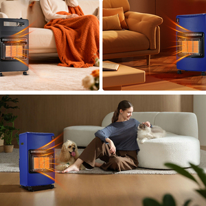 <b>Indoor</b> LPG Gas <b>Heater</b> with Radiant Ceramic Panels for Living Rooms, Lounges and Residential Heating - Product Image 6