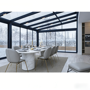 Fournisseur direct d'usine de structures en verre modernes <span class=keywords><strong>pour</strong></span> véranda, maison-conteneur, pièce en verre extérieure et véranda solaire - Product Image 2