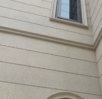 Revêtement mural en granit liquide hydrophobe stable avec texture de pierre rugueuse, revêtement en granit pour projets extérieurs résidentiels de villas