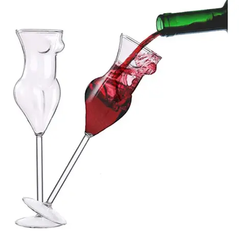 Hot Sell 2023 Female Body Goblet Woman Body Shape Wine Glass