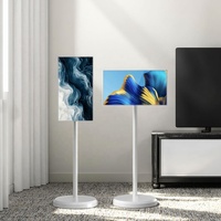 Haushalts-Mobiler Touchscreen Smart-TV Freistehender Drehbarer Ständer Kabelloses Miracast Live-Übertragung Tragbarer Großbildschirm