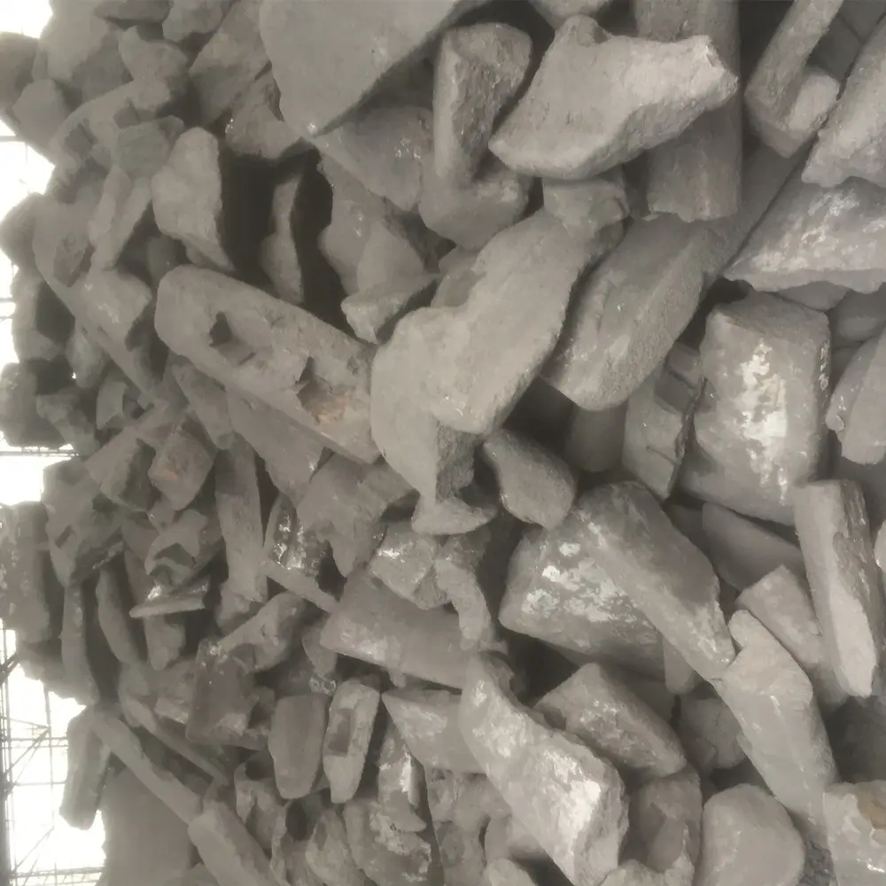 8000 + kcal ad alto valore calorico coke carbonio blocco anodo rottami per l'industria delle batterie di rame