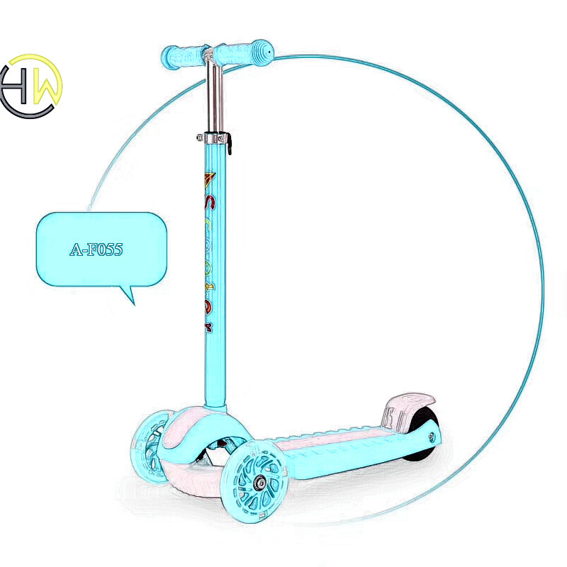 Châssis robuste design/fabriqué en Chine haute qualité prix bas enfants scooters/a l'air cool et pliable